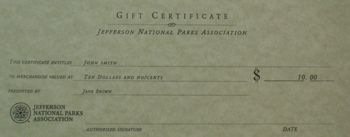 Store Gift Certificate-$10.00 28010