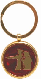 Keychain: Lewis and Clark Red