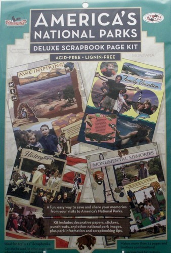 America's National Parks Deluxe Scrapbook Page Kit 503