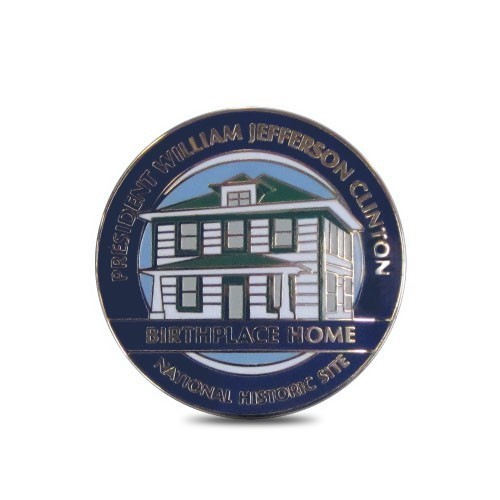 Lapel Pin: President William Jefferson Clinton Birthplace Home NHS 27604
