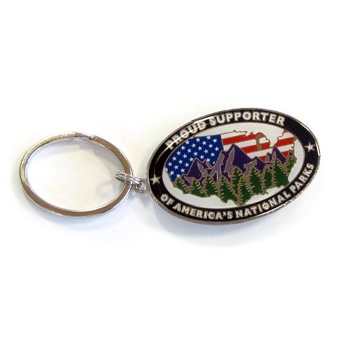 Keychain: Proud Supporter of America's National Parks 27644